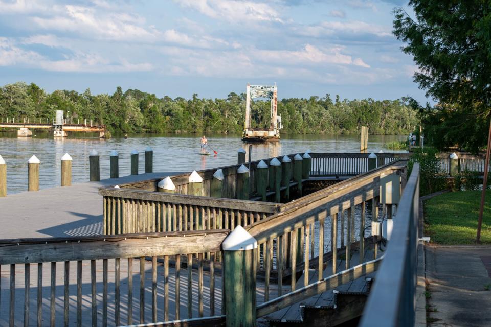 The Riverwalk along the Blackwater River in Milton on Friday, June 23, 2023.