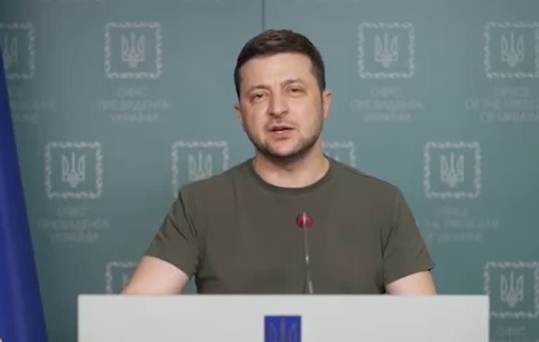 El presidente de Ucrania, Volodymyr Zelensky