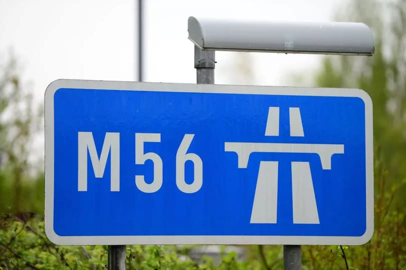 A M56 sign