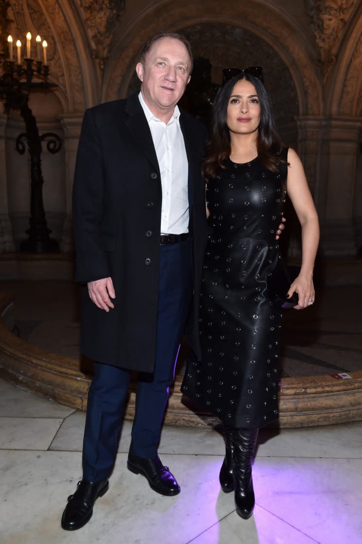 François-Henri Pinault et Salma Hayek