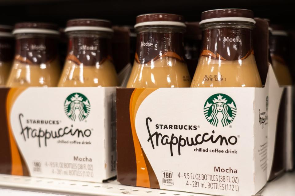 36) Starbucks Bottled Frappuccino