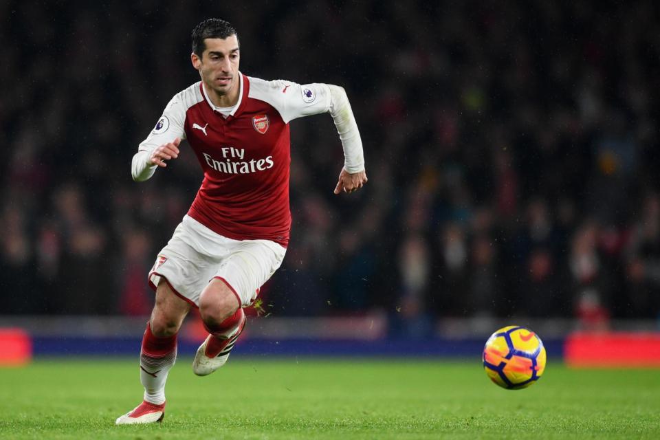 Henrikh Mkhitaryan set up three goals against Everton