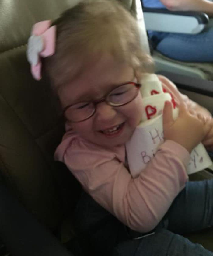 Watch Southwest Airlines crw serenade special needs birthday girl