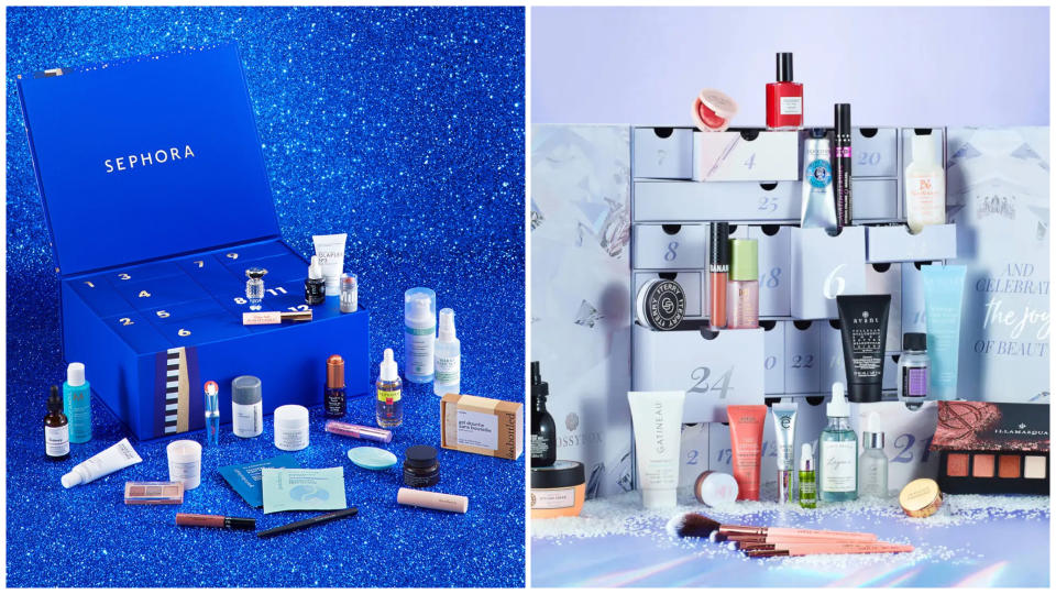 Alors que tous les calendriers de l'Avent sont loin d'être encore sortis, certains sont déjà en rupture de stock ! (Photos : Sephora/Glossybox)