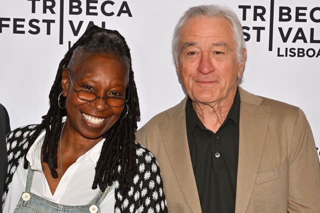 <p>Andrew H. Walker/Shutterstock</p> Whoopi Goldberg and Robert De Niro