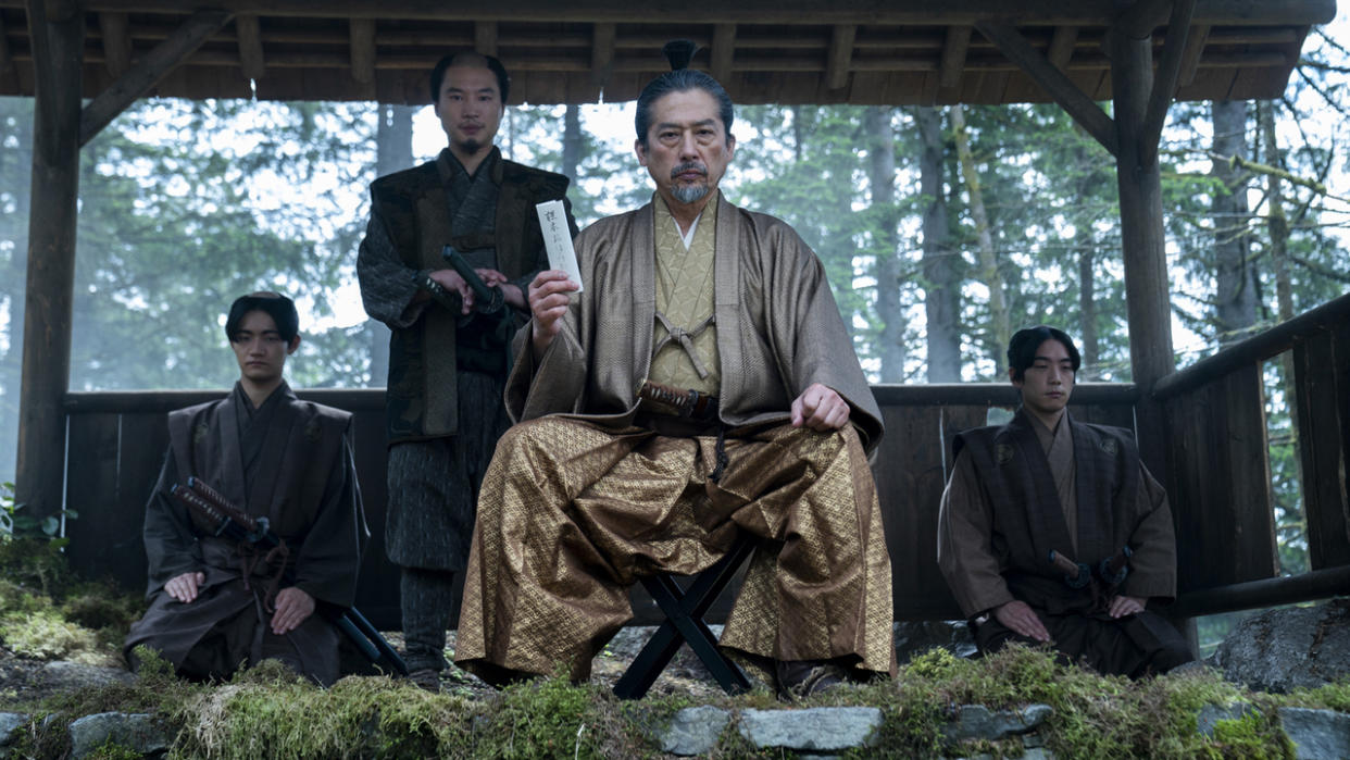  Kashigi Omi and Hiroyuki Sanada in Shogun Season 1x10. 