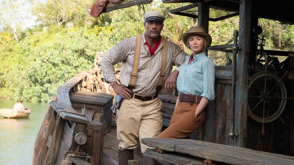 emily blunt, dwayne johnson, jungle cruise