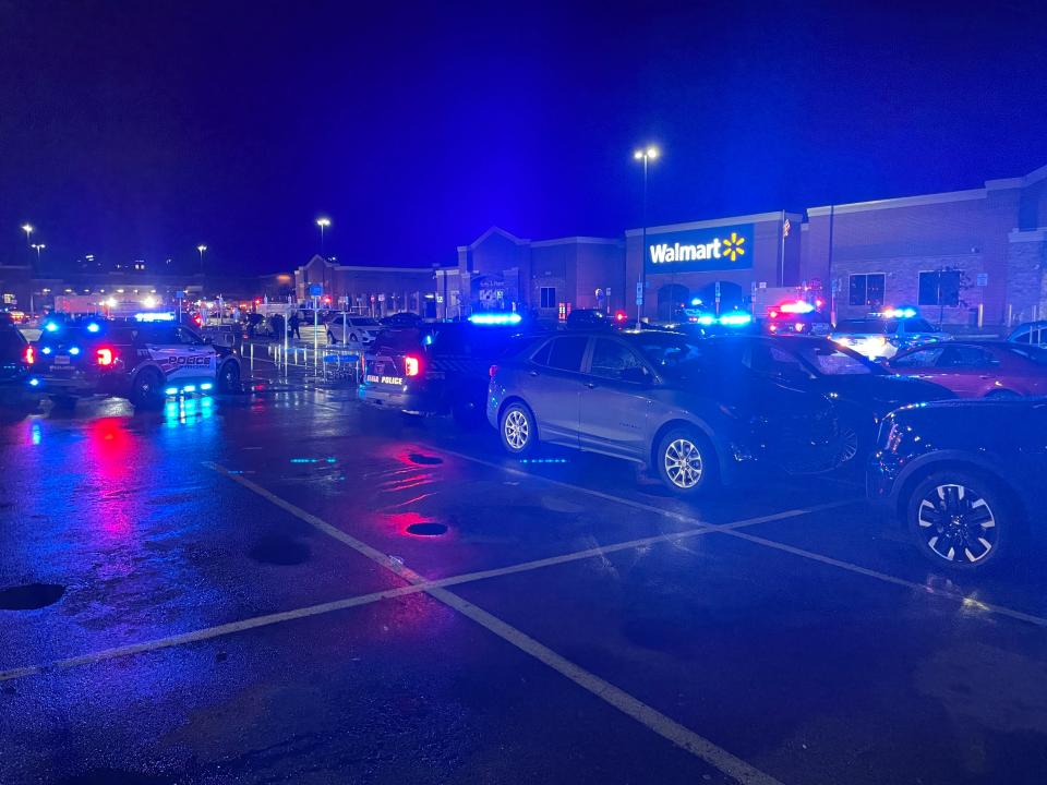 A large police presence has been called to the Beavercreek Walmart.