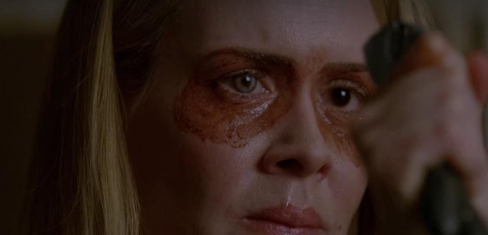 Cordelia about to take her eyes out
