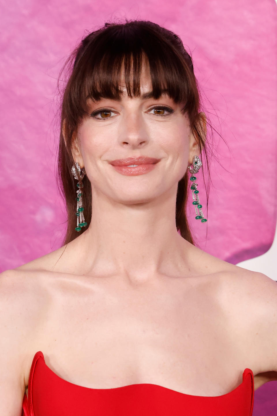 Closeup of Anne Hathaway