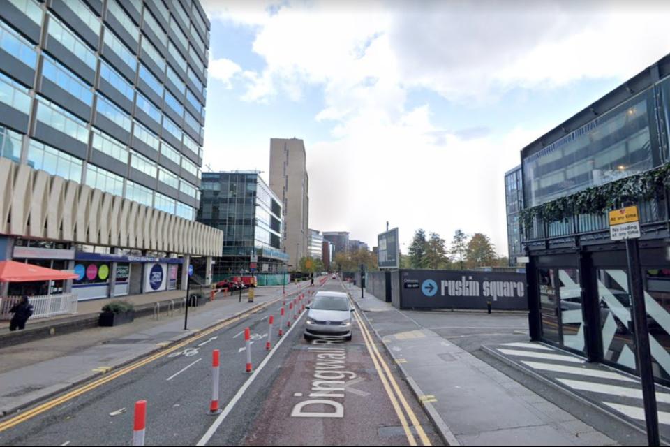 <p>The man was found close to East Croydon station</p> (Google Maps)