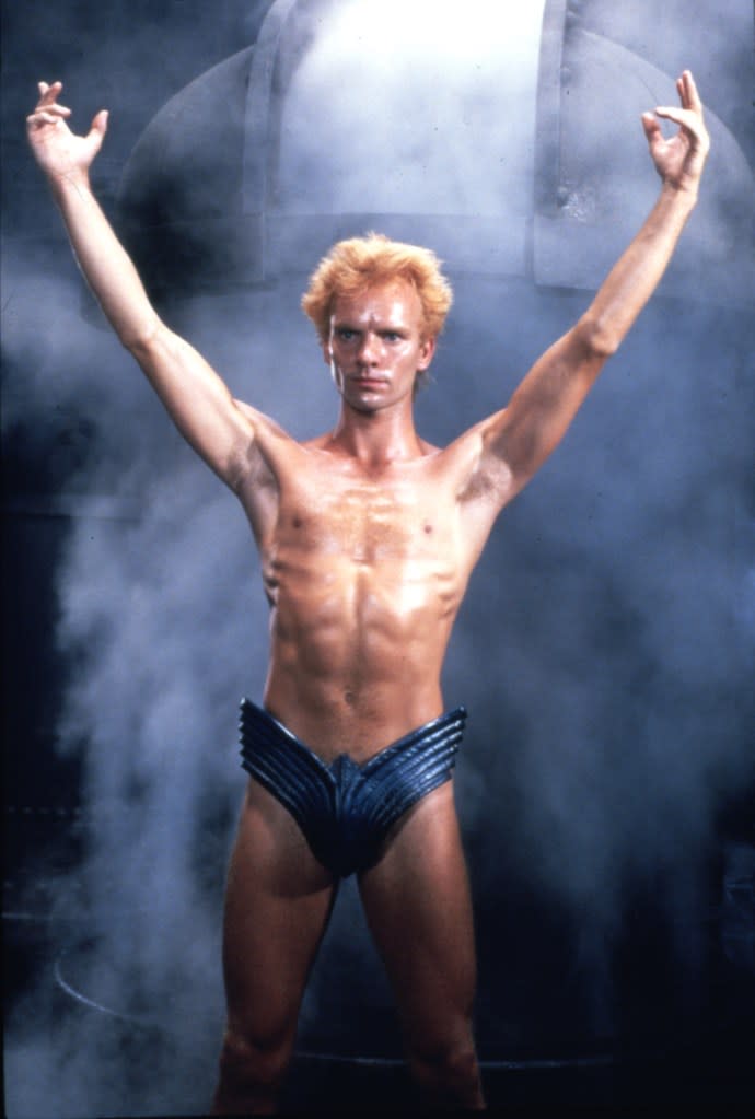 Sting (and his codpiece) as Feyd-Rautha Harkonnen in 1984’s “Dune” directed by David Lynch. Universal