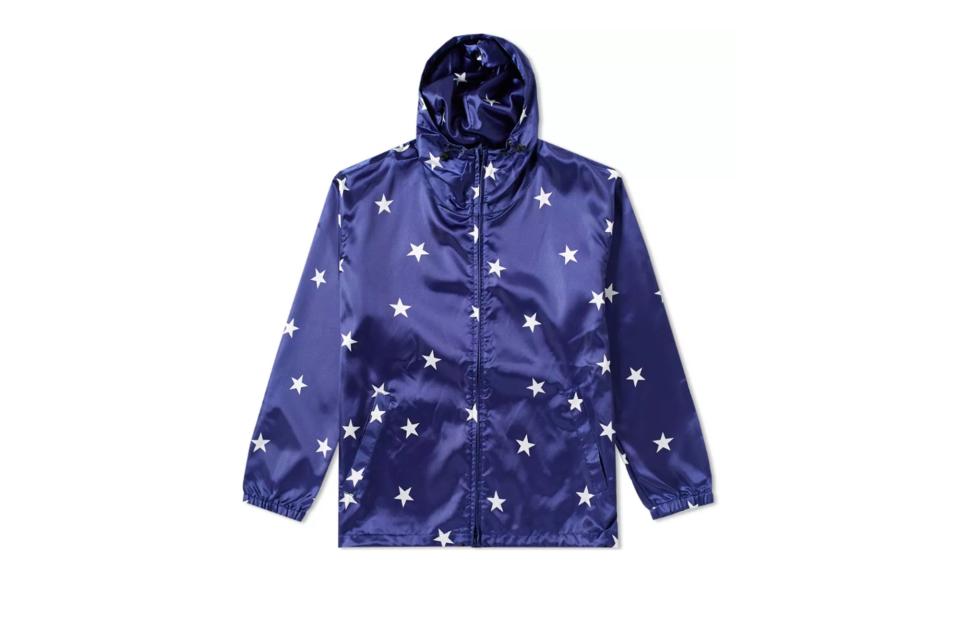 SOPHNET. zip-up star hoodie