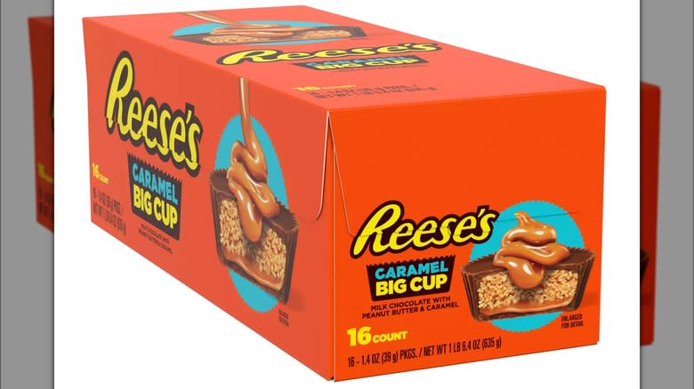 Reese's Caramel Big Cups box