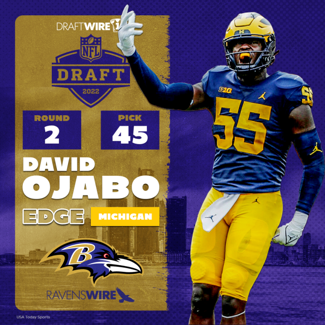 If edge David Ojabo falls, should Browns consider drafting him at