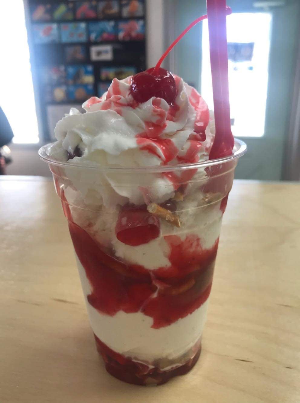 Judy's Jimmies in Patterson Township has plenty of ice cream treats like this.