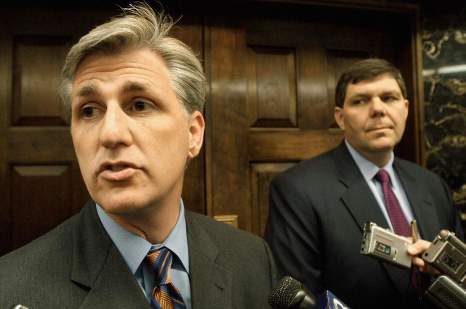 Kevin McCarthy and Jim Brulte in 2002.