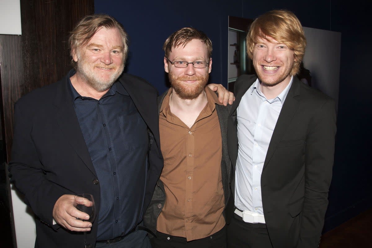 The Gleeson dynasty: Brendan, Brian and Domhnall in 2013 (Dan Wooller/Shutterstock)