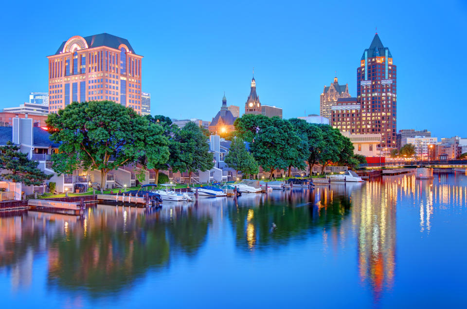 Milwaukee, Wisconsin Waterfront.