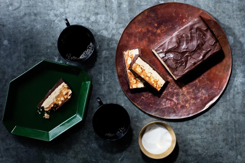 Giant Chocolate Candy Bar with Peanuts and Nougat