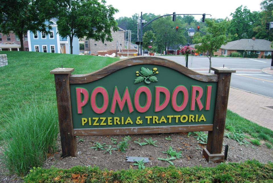 Pomodori Pizza in Montgomery. It closed in 2018