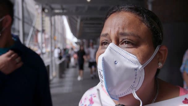 PHOTO: With the support of an aid organization, licensed nurse Joana Alvarez will be heading upstate to start her new life. (ABC News)