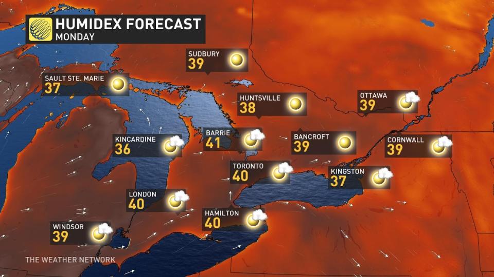 Monday Humidex