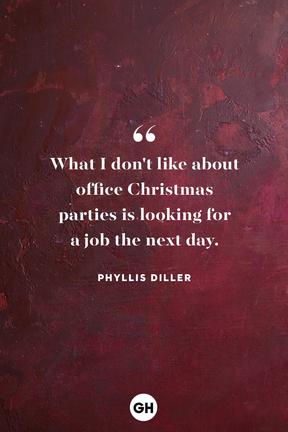 <p>What I don't like about office Christmas parties is looking for a job the next day.</p>