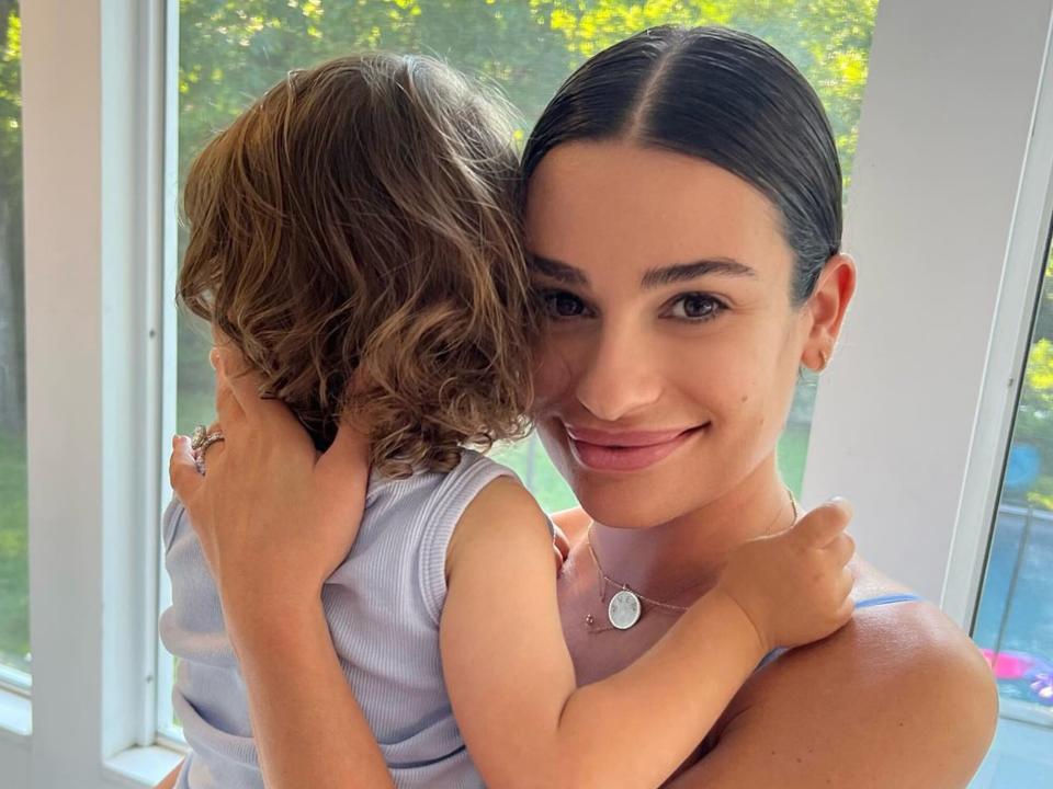 Lea Michele Shares Son Evers Doctor Halloween Costume My Mcdreamy