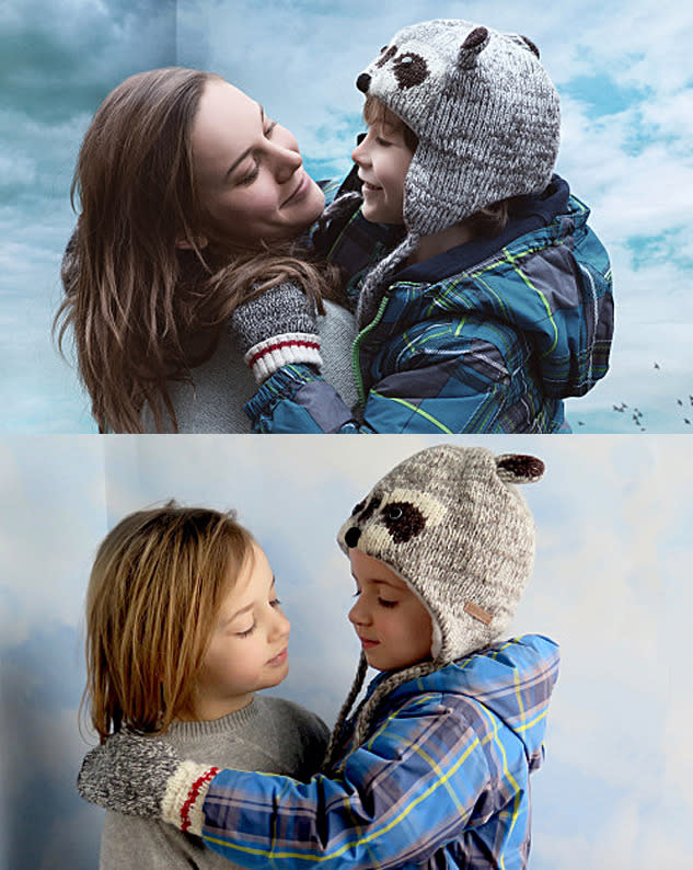 <p>The Storino sister together again, this time recreating a more tender moment from “Room.”<br></p>