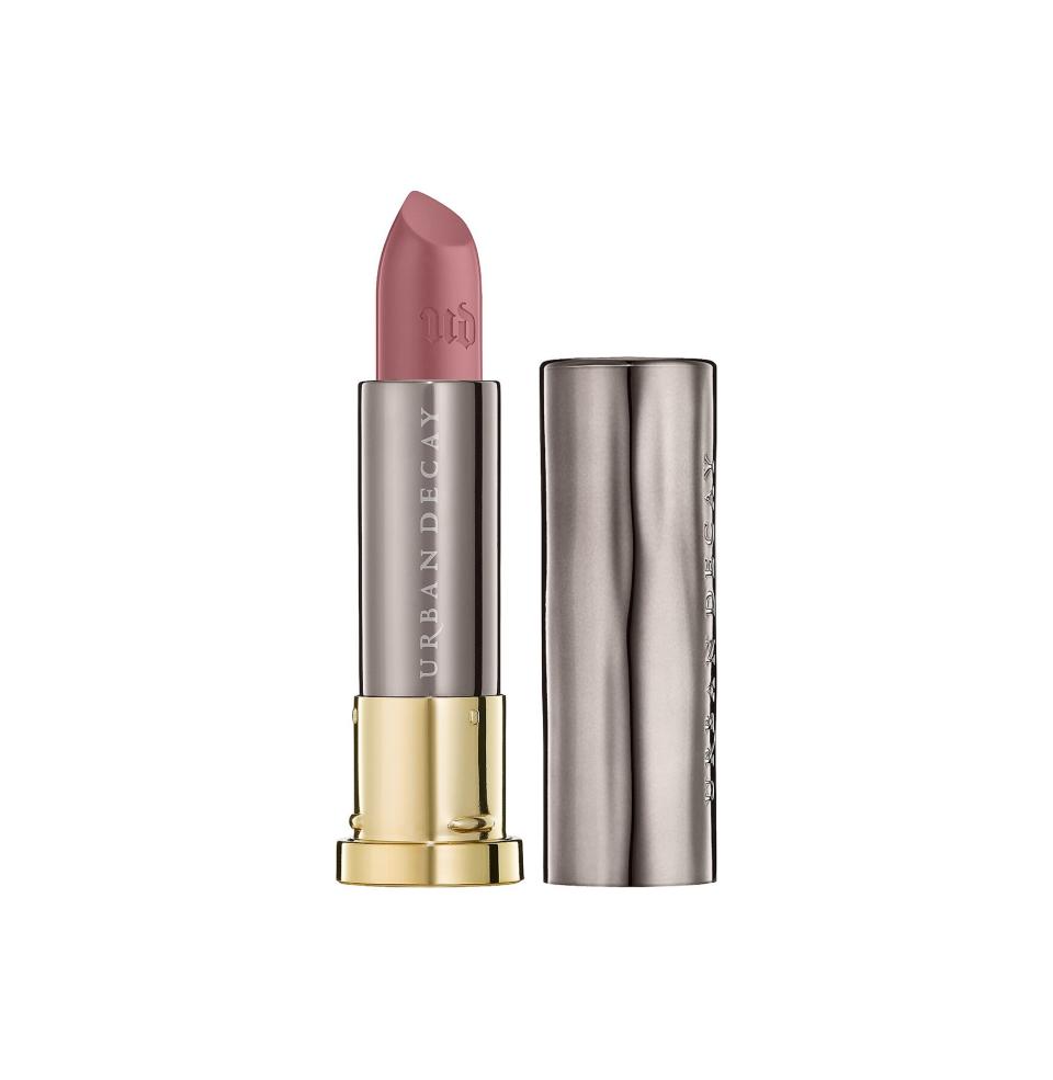 Mauve-Nude Lip: Urban Decay Vice Lipstick in Backtalk