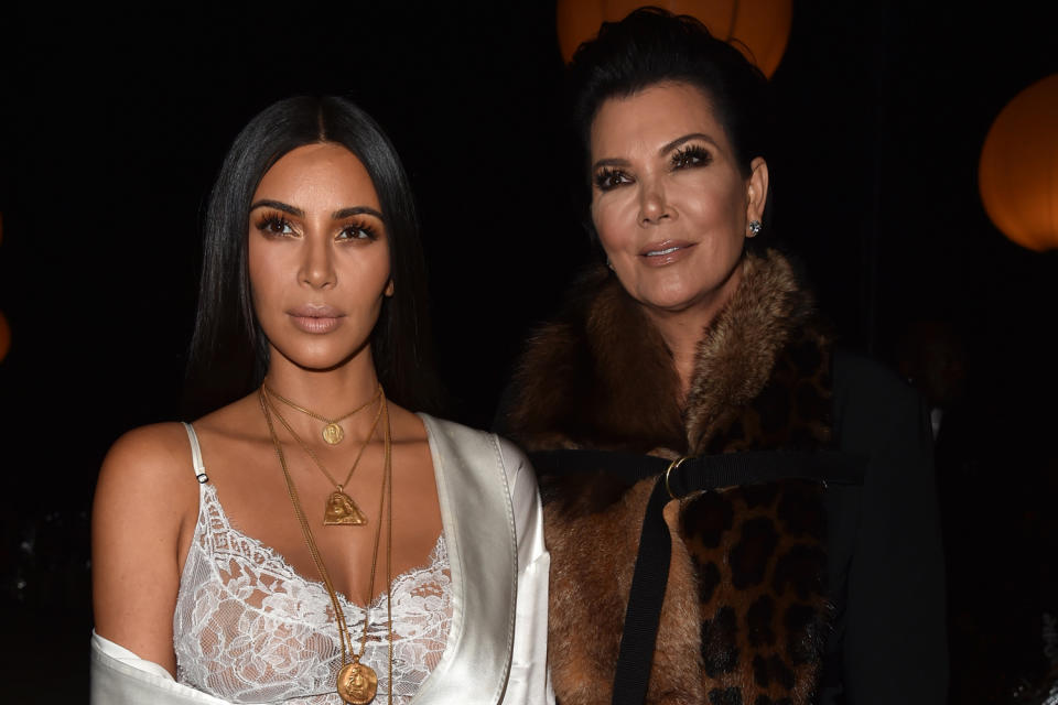 Upsetting: Kris Jenner with her daughter Kim Kardashian: Pascal Le Segretain/Getty