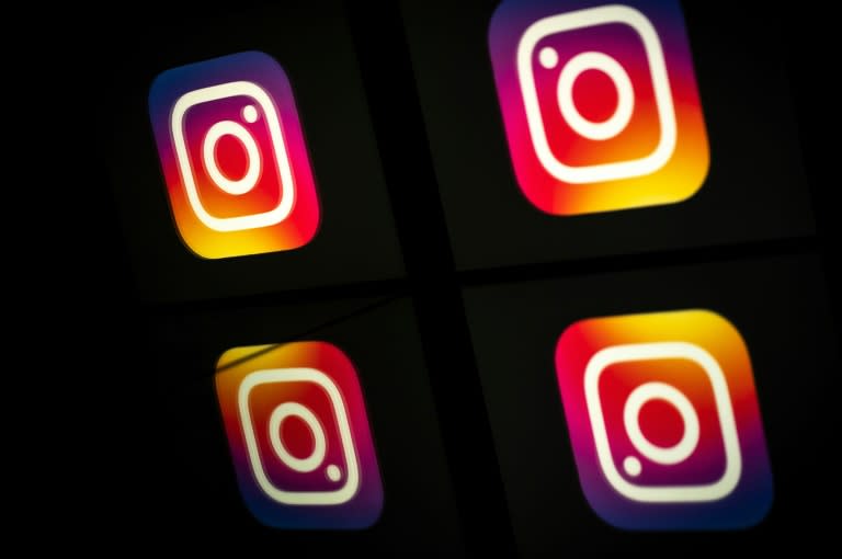 El logotipo de la red social Instagram, fotografiado en un teléfono el 28 de septiembre de 2020 en Toulouse, Francia (Lionel Bonaventure)