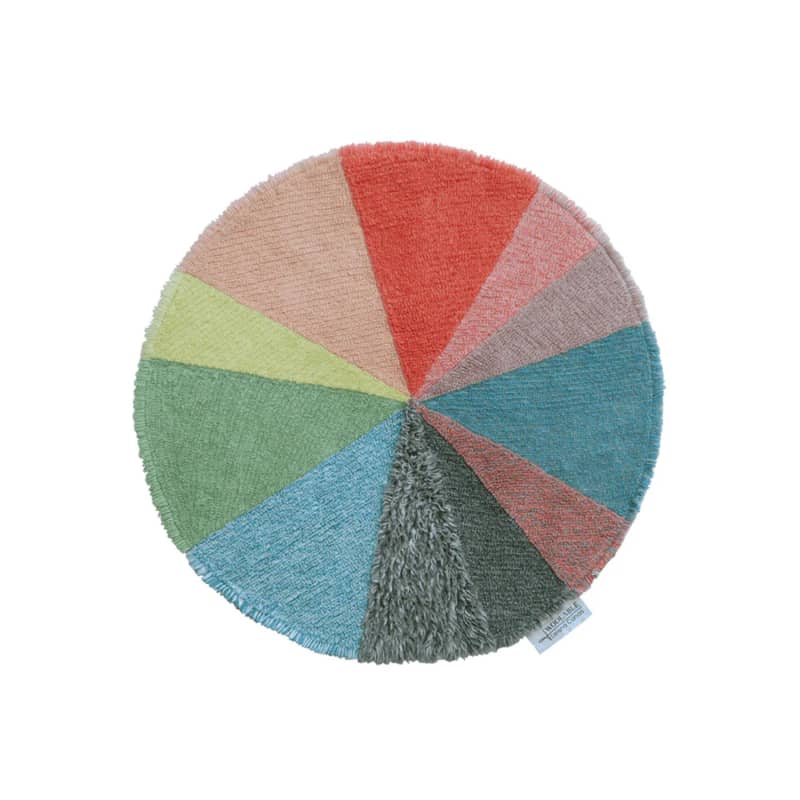 Woolable Pie Chart Round Rug