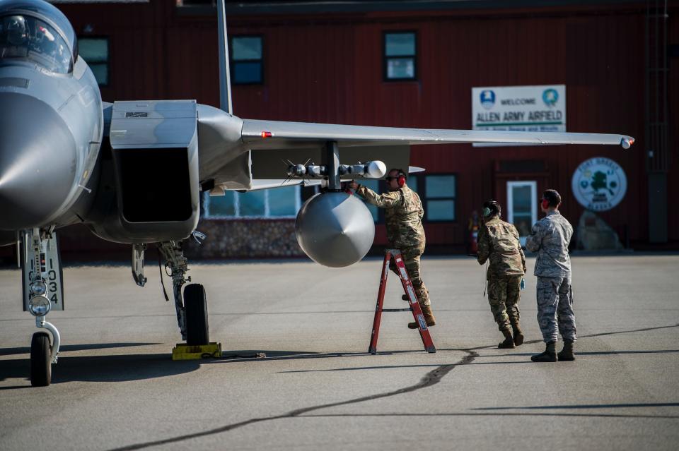 Air Force Alaska F-15 agile combat employment