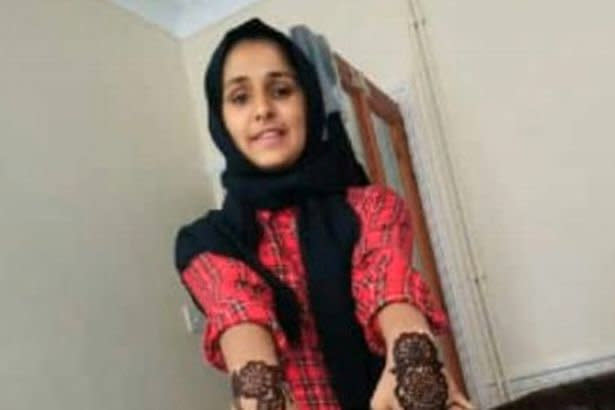 Malika Shamas, 14, died at Clacton last year. (SWNS)