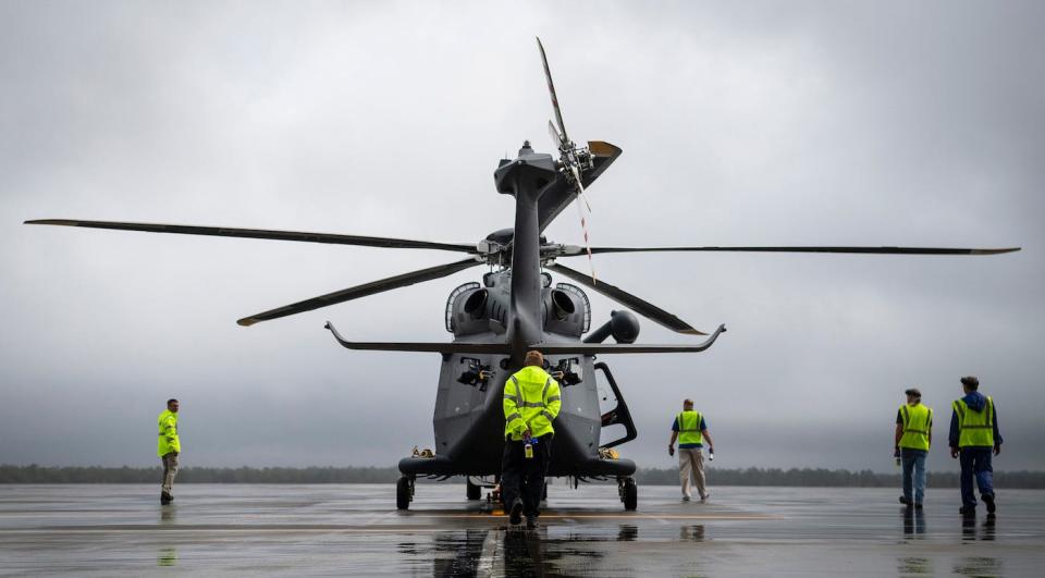 Air Force Grey Wolf helicopter