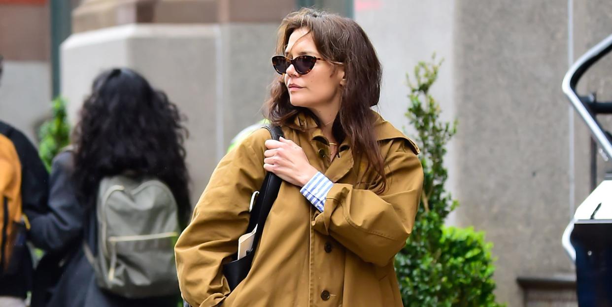 katie holmes spring outfit