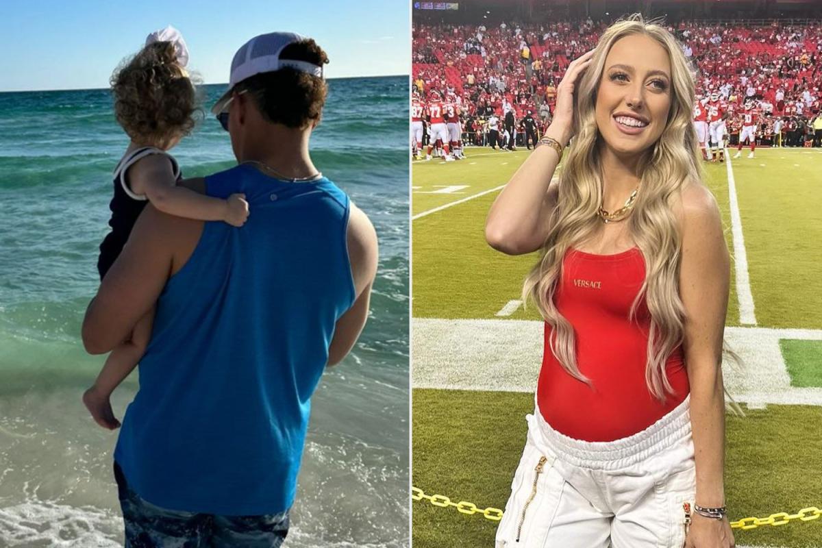 Brittany Mahomes' Daughter Wears Louis Vuitton Sunhat at Beach: Photo