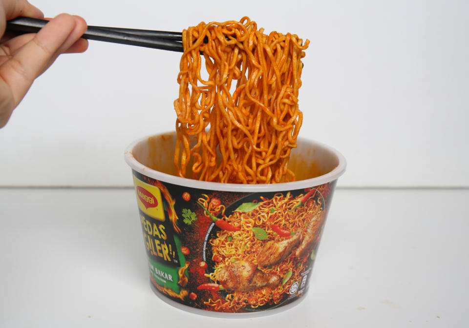 image of maggi pedas giler noodles