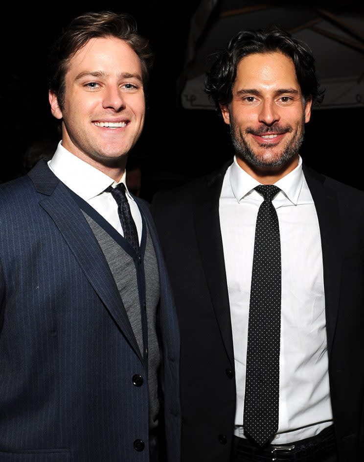 Actors Armie Hammer and Joe Manganiello