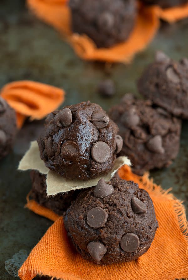 Pumpkin Brownie Cookies