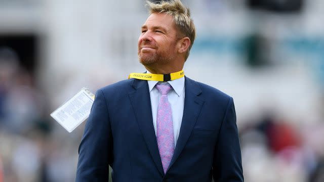 Warnie was NOT happy. Image: Getty