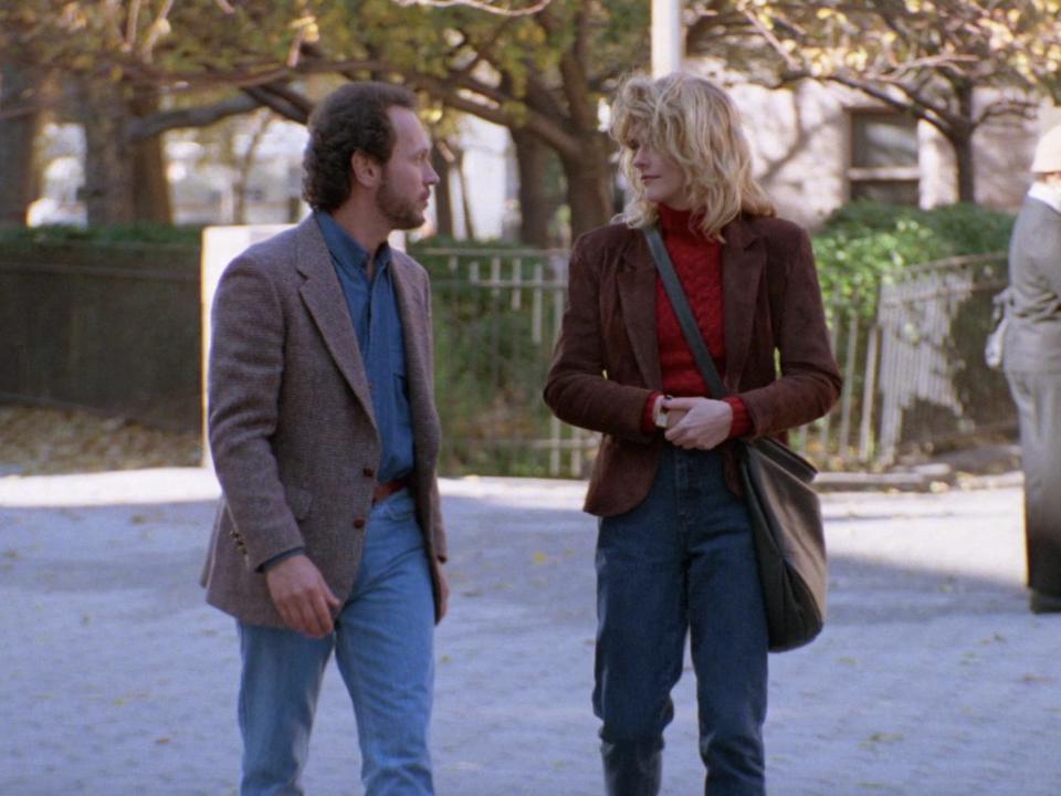 billy chrystal and meg ryan in when harry met sally