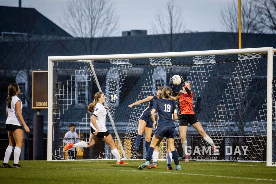 Montgomery Catholic goalkeeper Heather Walski