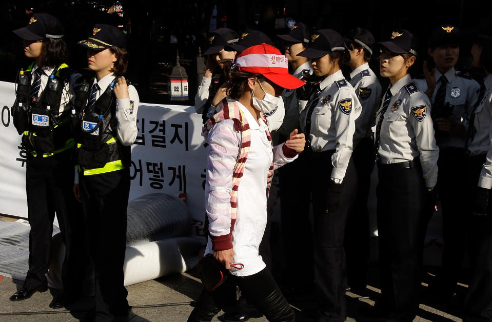 South Korean Prostitutes Protest Against Anti-Sex Law