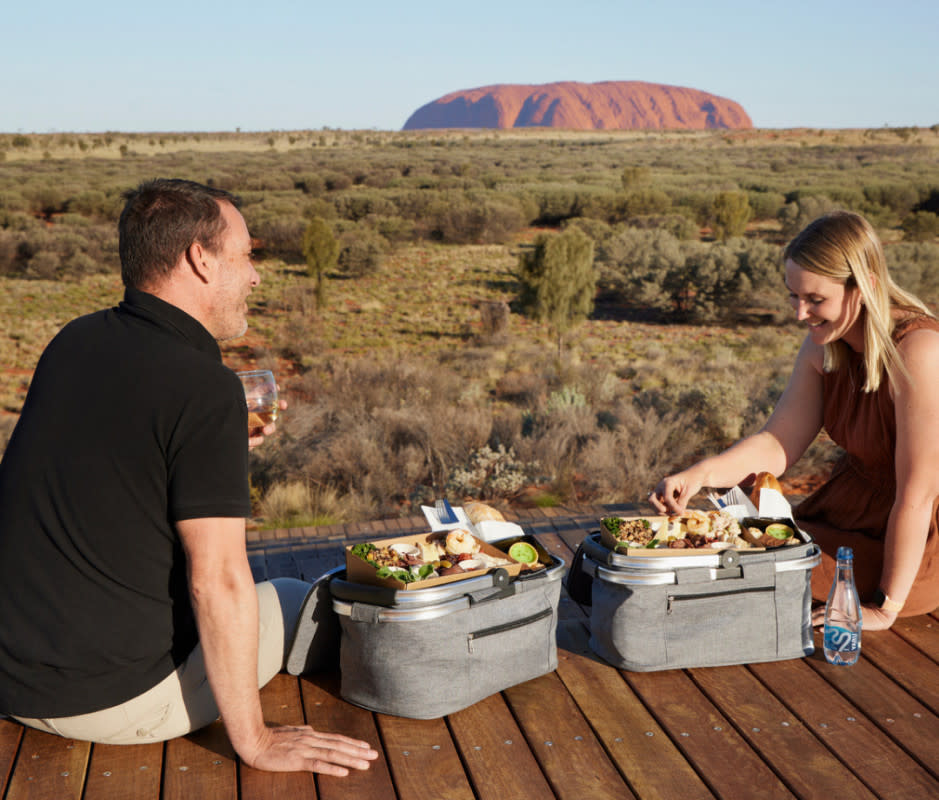 Uluru: Physically and spiritually the heart of Australia.<p>Tourism Northern Territory</p>