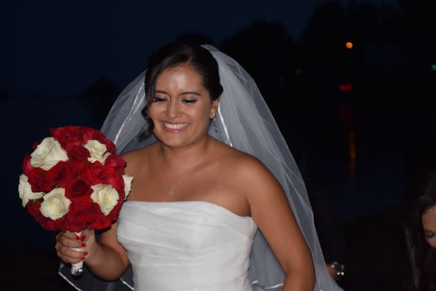 The author on her wedding day. (Photo: Photo Courtesy Of Victoria Buitron)