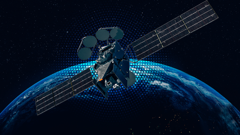 Conceptual view of Intelsat 40e and TEMPO.