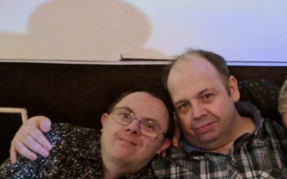 Darren, 42, (L) and Dean Lewis (R), 44, both died after testing positive for coronavirus, - PA